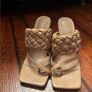 Braided Tan Women's Sandals